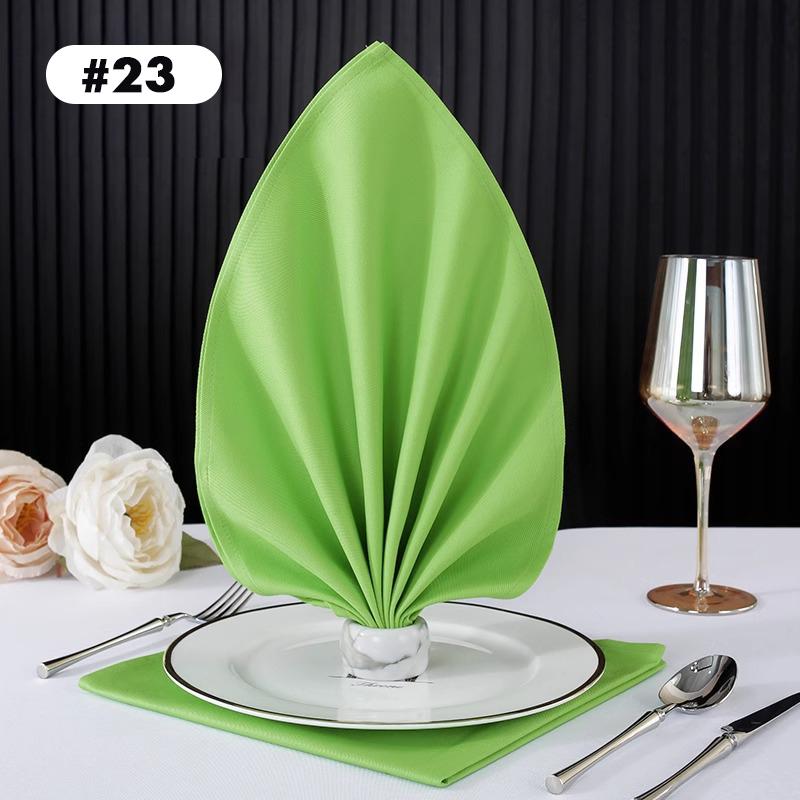 Cotton Western Table Napkins Reusable Placemat for Kitchen Wedding Decoration Hotel Special Absorbent No Lint Cup Wiping Cloth