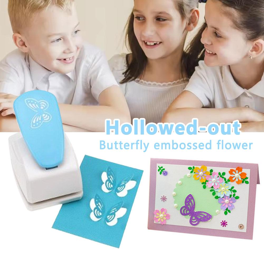Butterfly Hole Punch 3D Shape Board Punch Paper Cutter For Greeting Card Scrapbooking Machine Handmade Hole Puncher Set