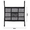Zippered Car Roof Storage Net Mesh Storage Bag Pouch for Camper Van Caravan 54 X 80cm