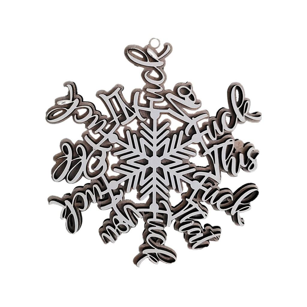 

Уникальная акриловая елка с декором в виде снежинок, привлекательная подвеска для радостного домашнего интерьера