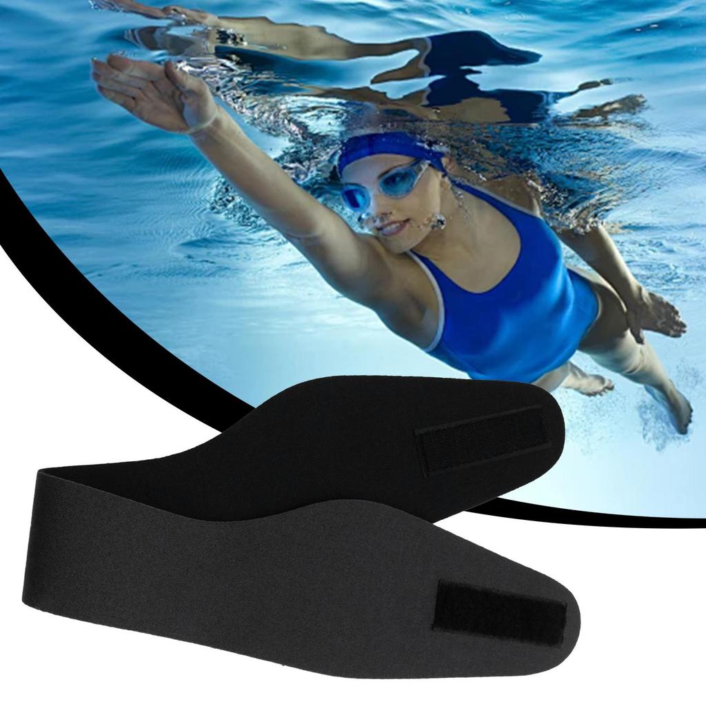 Swimming Headband for Kids Adults Swim Ear Bands  Adjustable Waterproof Swimming Diving Ear Band Headband Earplug Protection