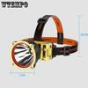 Led Strong Light Headlamp USB Rechargeable Lighting Lamp Outdoor Multifunctional Fishing Headwear Headlamp Repair Lighting