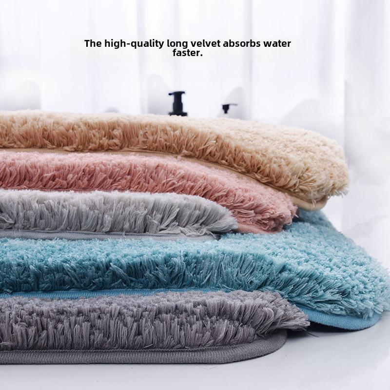 "Plyšová protiskluzová savá podlahová rohožka do koupelny, kuchyně a dveří"