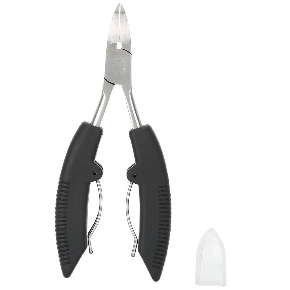 

Professional Cuticle Scissors Fingernail Toenail Thick Ingrown Toe Nail Clippers Pliers Pedicure ToolBlack чёрный