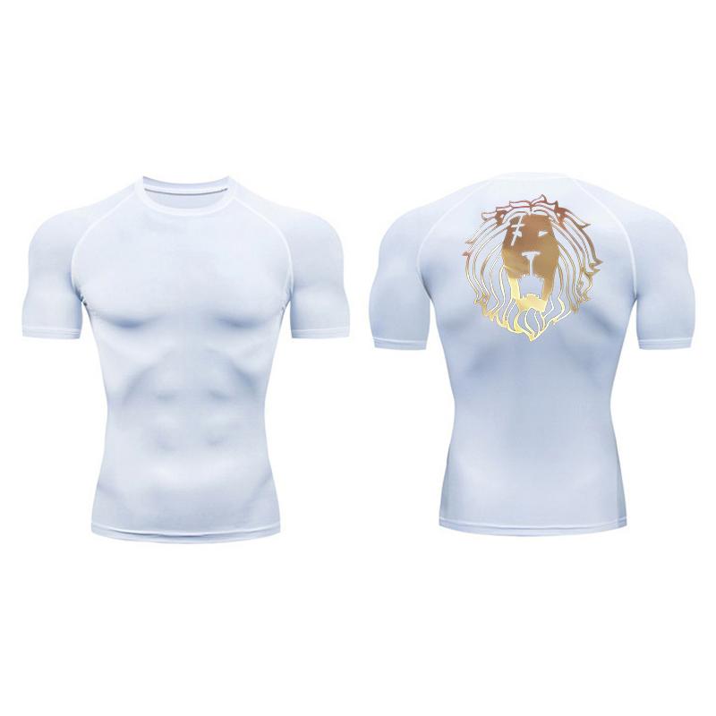 Compression Shirts for Men Gym Workout Baselayers Athletic Fashion Ultra-Light Quick Dry Moisture-Wicking  T-shirts Tees Short Sleeve Rash Guard
