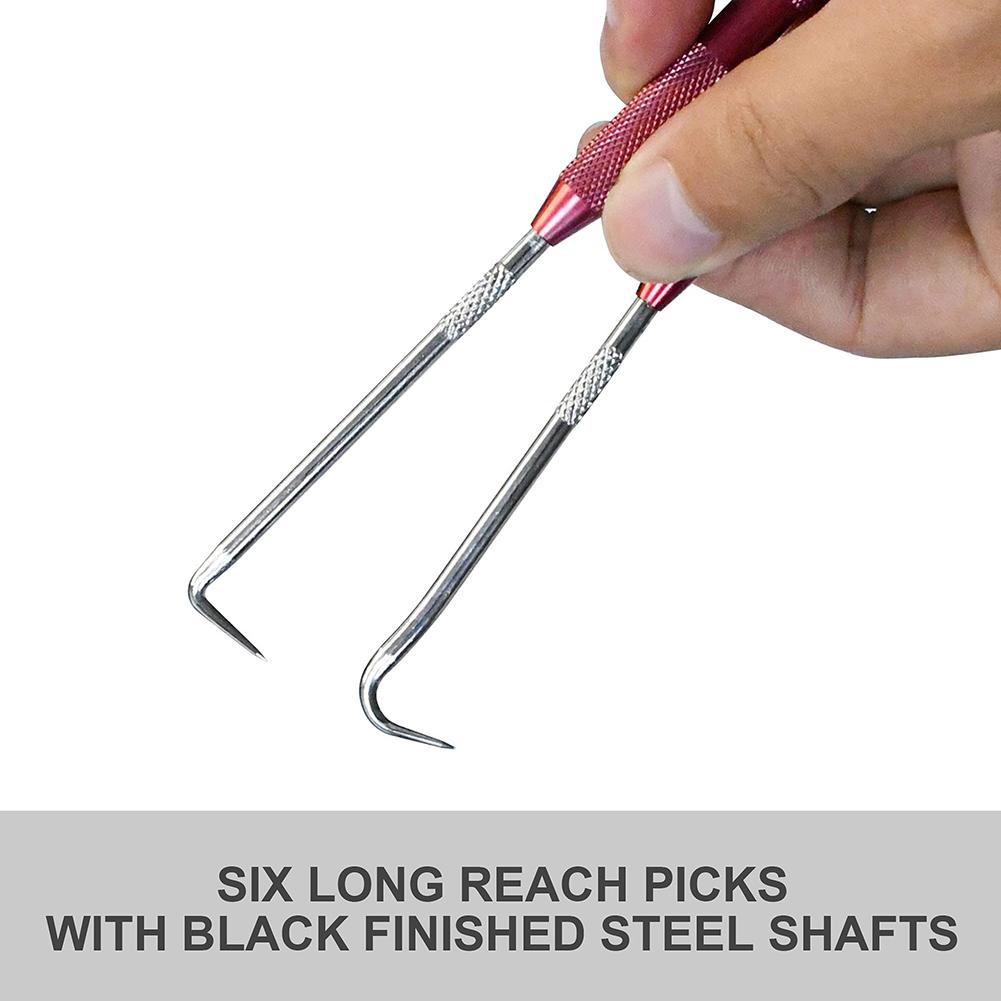 Double Headed Pick Hook Tool Double-Ended Oil-Seal Pry Bar Hook For Car Repair For Removing Wire Plugs