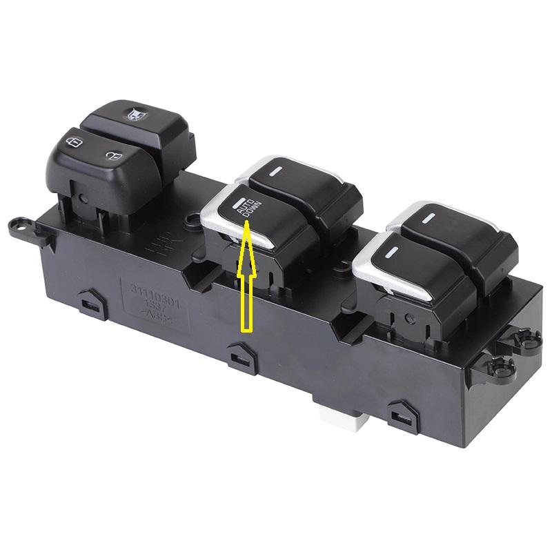 Front Left Electric Master Power Window Control Switch 93570-B2100CA 93570-B2130CA For Kia Soul 2014 2015 2016 2017 2018 2019
