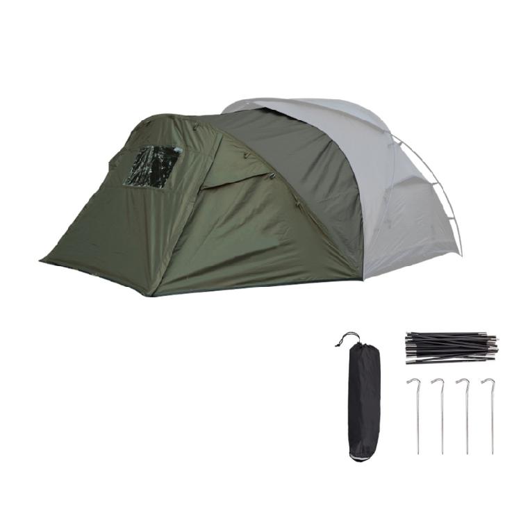 

Hiking Shelter Tent for Backyard Picnics Sunproof Rainproof Tent Outdoor Camping Tent Breathable Net Extended Tent армія зелений колір