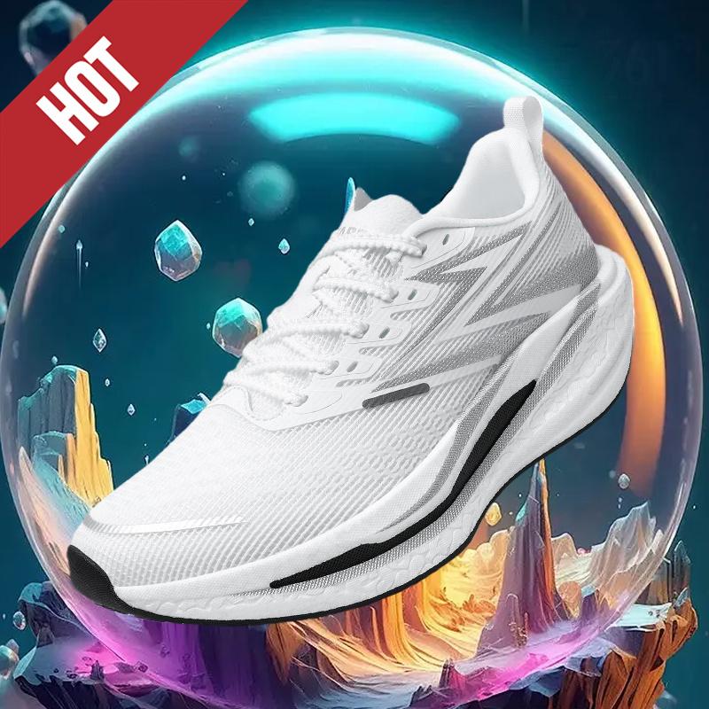 Laufschuhe Freizeit Carbonplatte Marathon Herren Sport Atmungsaktiv Leicht Damen Bequem Athletisch Rutschfest Sneaker Rennen