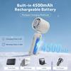 Outdoor Portable Handheld Fan Mini Cooling Rechargeable 4500mAh 100-Level Free Control High Speed Turbo Fan Electric Eyelash Fan