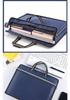 Customizable Zipper Briefcase: Document & Cigarette Case, Thickened Conference Handbag, with Printed Logo Capability.