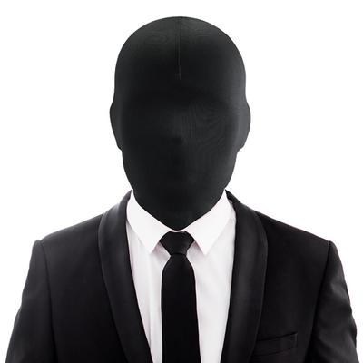 Maska Halloween Kostium Jednolity Kolor Wysoka Elastyczność Oddychająca Widoczna Straszna Kominiarka Dekoracja na Imprezę Halloween