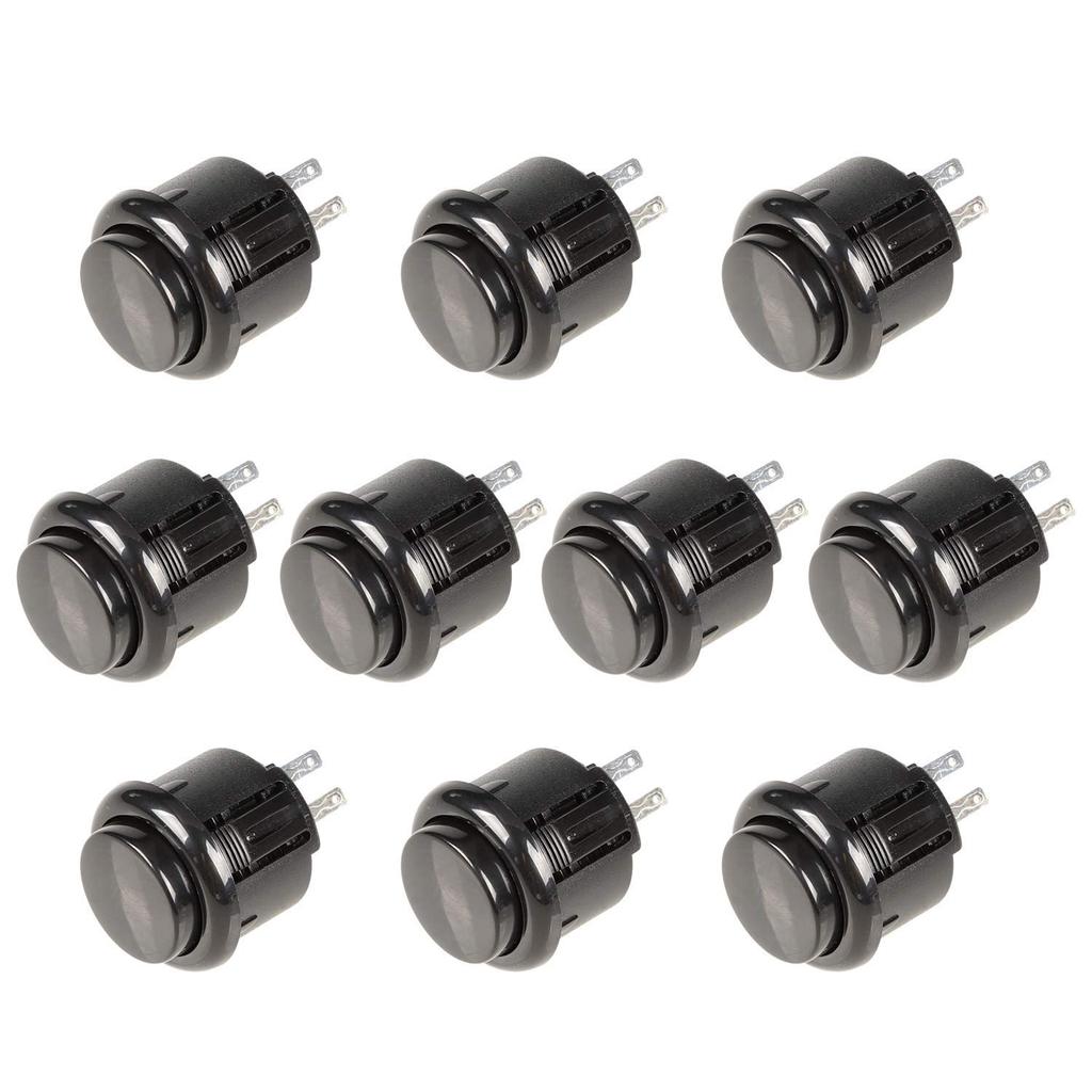 EG STARTS 10x 24mm Arcade Push Buttons Switch for Video Games Arcade Machine DIY Parts Mame Jamma Raspberry Pi KOF Arcade Pinball Machine Parts &