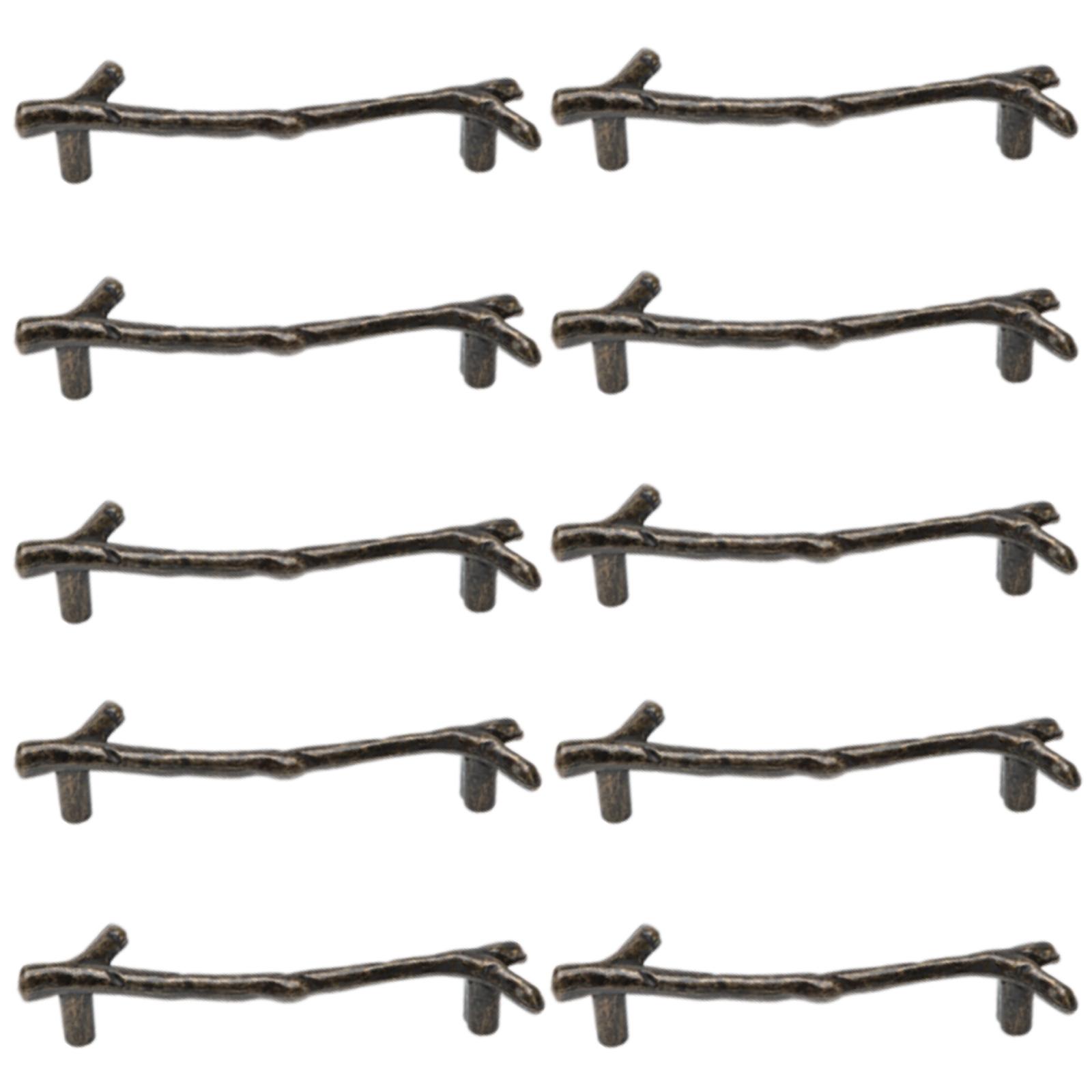 

Набор из 10 многоцелевых элегантных винтажных мебельных ручек золотого цвета, портативный дизайн, аксессуар для шкафов и комодов B