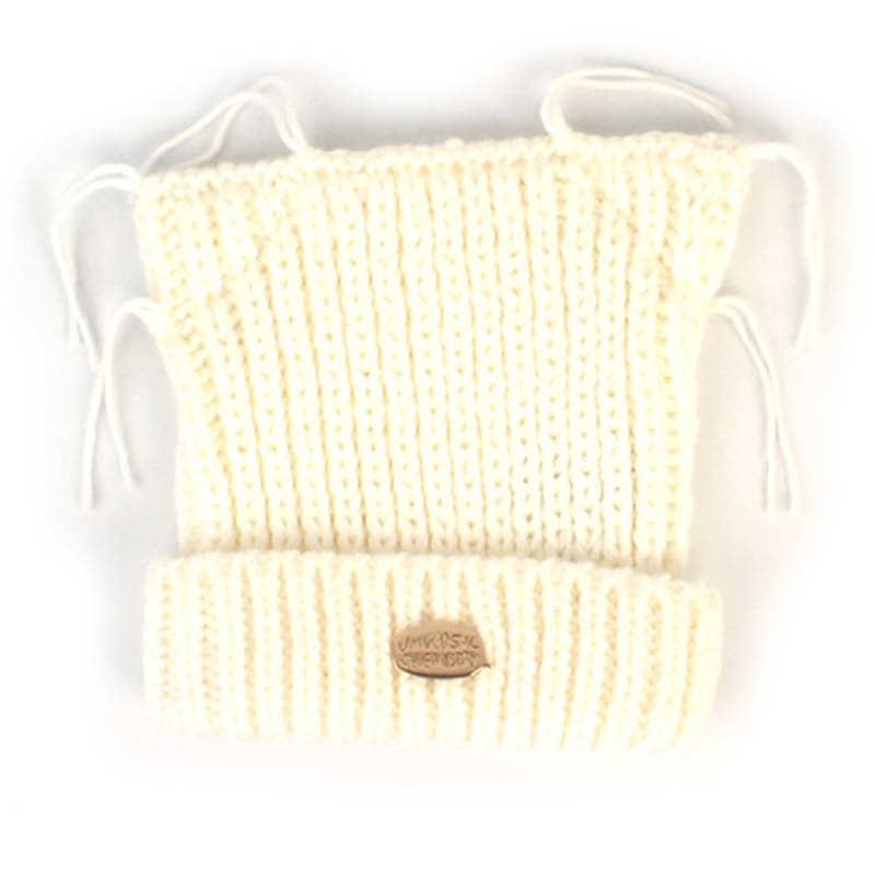 

Универсальная химия Зимняя кошка Вязаная шапка цвета слоновой кости FREE