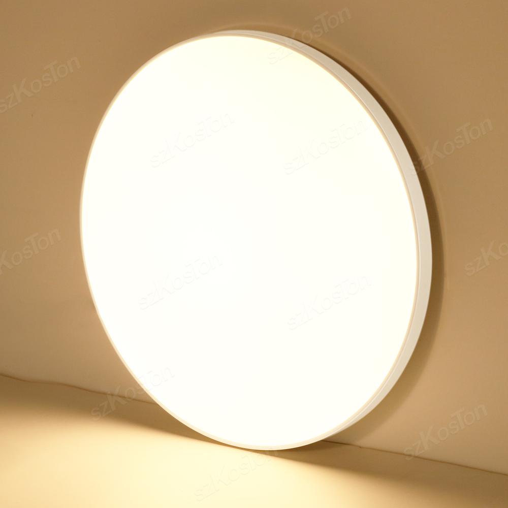 37 cm ultradünne LED-Deckenlampe, 3 Farben, LED-Leuchten, Raumdekor, Innendeckenleuchte für Küche, Schlafzimmer, Wohnzimmer, Badezimmer