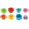SHEFEITE Educational Stacking Toys Set 8 Pieces Interactive Baby Blocks ABS Plastic Multicolor for 3 Months+