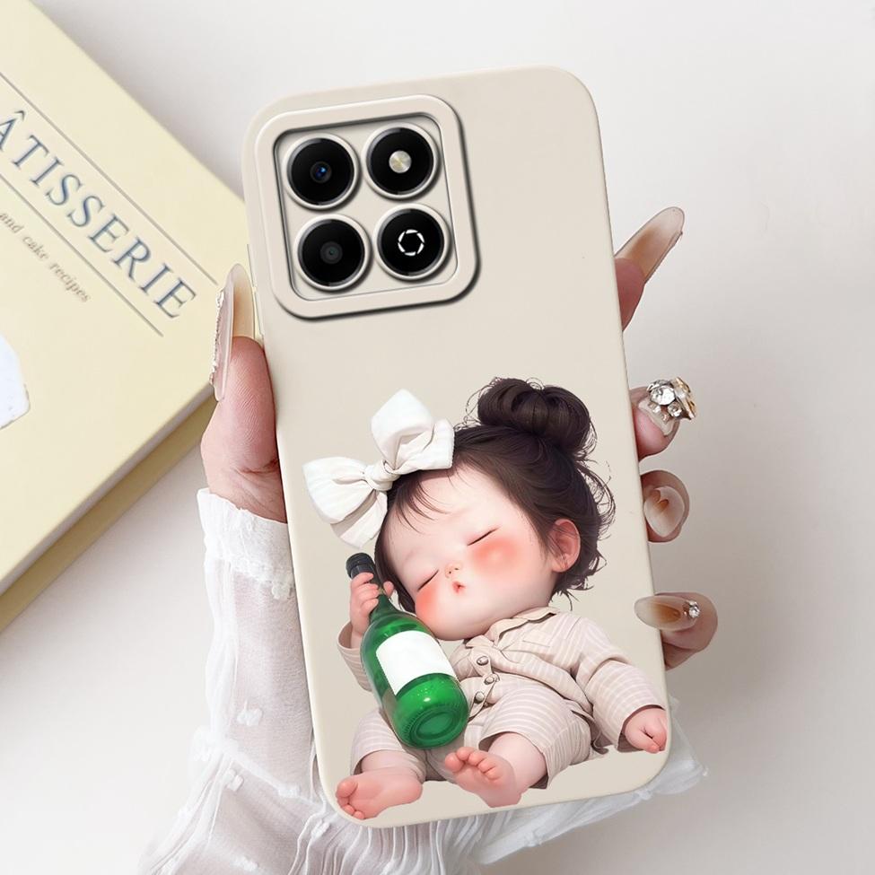For Honor X6B Case Cover Silicone Fashion Luxury Cute Cartoon Cat Cool Painted Shockproof Phone Case For Honor JDY-LX1 JDY-LX2