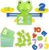 Educational Balance Scale Frog Balance Seesaw Number Balance Math Educational Board Card Age Boys Toy, Game, Toy, Game, Game, Toddler, Kids, 6,