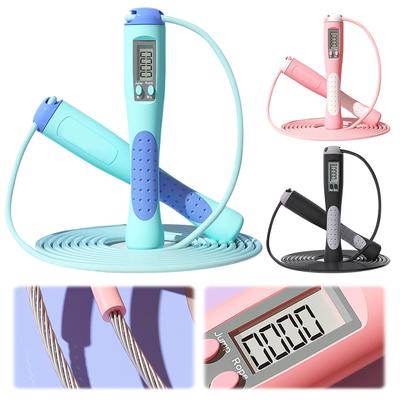 Counting Jump Rope Training Jump Rope Adjustable Digital Jump Rope Skipping Long Jump Rope for Gym Fitness Exercise