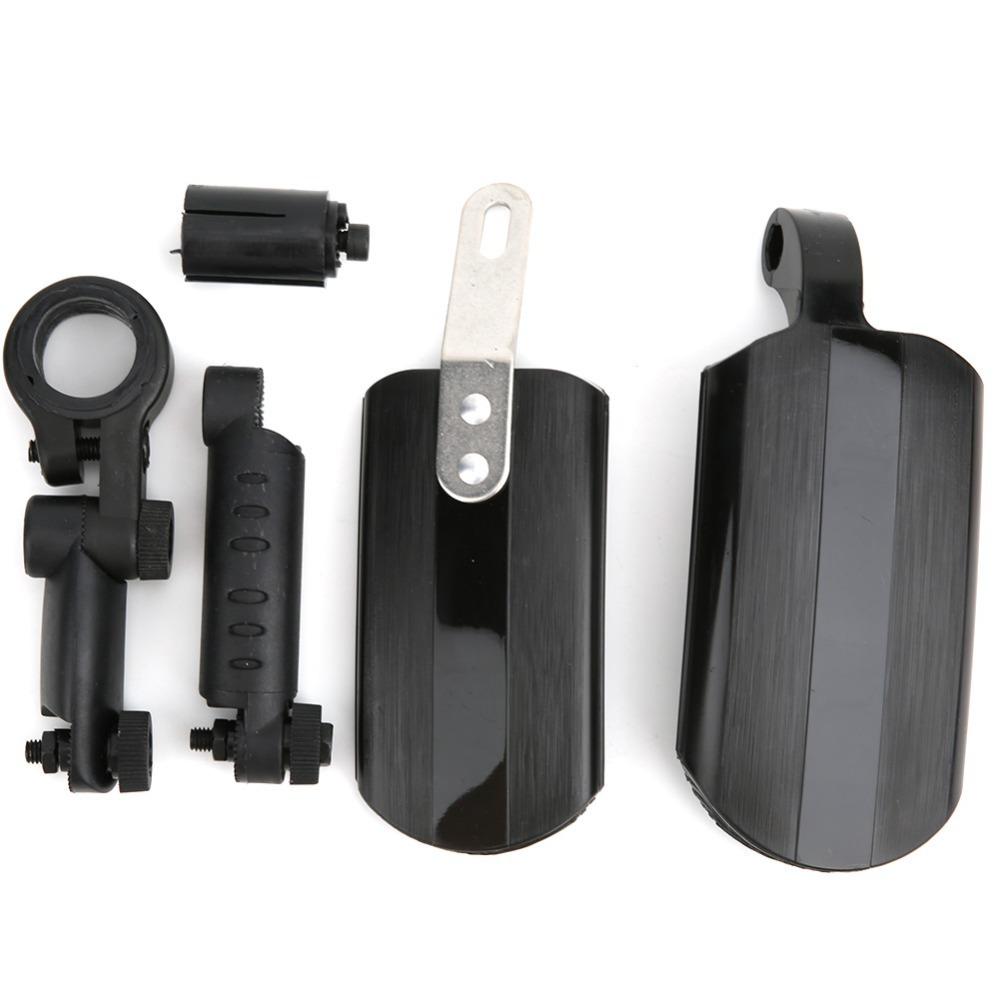 Plastic Bike Fender Telescopic Bike Mudguard Set Durable Bike Front Rear Mudguard  Outdoor Cycling чёрный