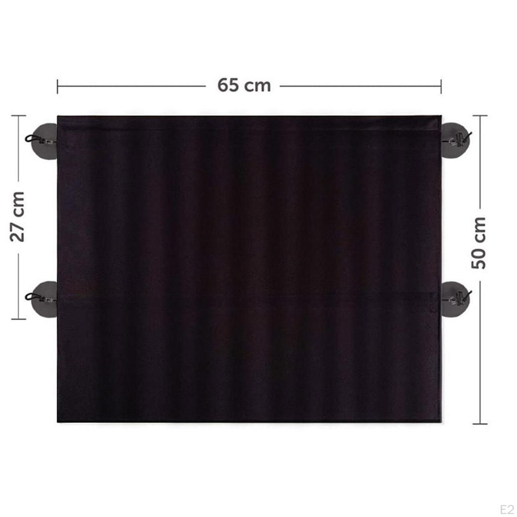 Car Side Window Sun Shades Vehicle Curtain Easy to Install Interior Accessories Universal