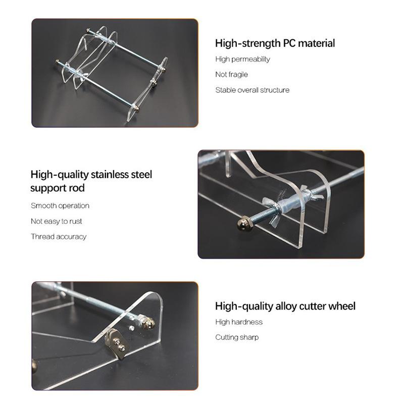 Glass Cutter Glass Bottle Cutter Cutting Tool Square And Round Wine Beer Glass Sculptures Cutter For DIY Glass Cutting Machine