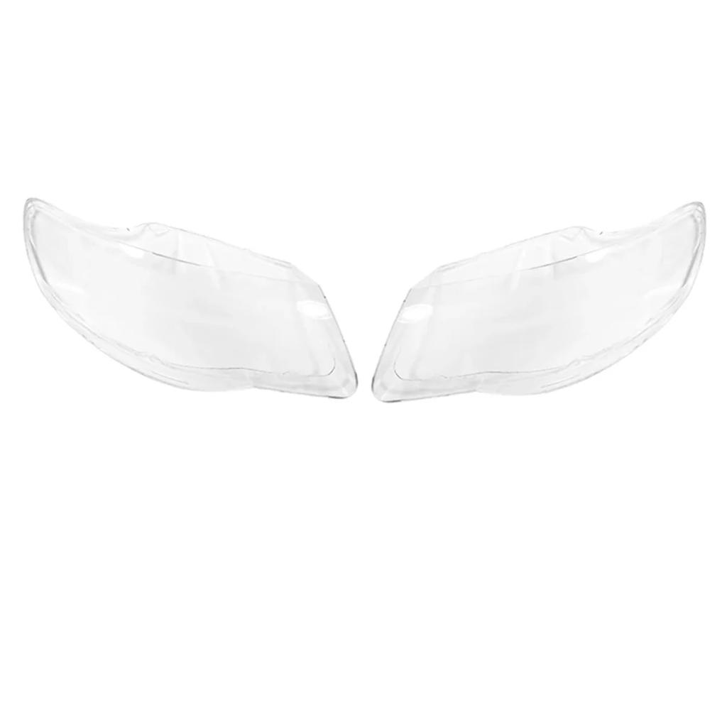 Pair Car Headlamp Cover Headlight Lens Cover Lampshade Bright Shell Lens Covers For Volkswagen Touareg 7L Facelift 2006-2010