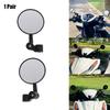 1Pairsmotor Aaccessories Aluminum Alloy Round Bar End Rear Mirrors For Moto Side View Mirrors Motorbike Scooters Rearview Mirror