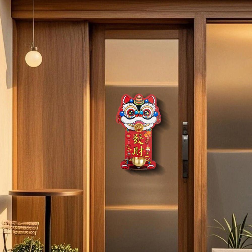Magnetic Suction Entrance Door Bells Dopamine Chinese New Year Ornament  Living Room