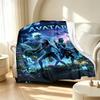 Avatar Pattern Blanket for Home Decoration, Bed, Sofa, Car Travel, Camping, Suitable for All Seasons, Birthday Christmas Gift
