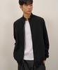 TOFFEE High-Neck Heavy Sweat Zip-Up (Black)