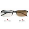 Multifunctional Pochromic Myopia Glasses Women Men's Half Frame Business Style Eyewear Male Vintage Retro Minus Eyeglasses