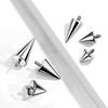 Stainless Steel Tapered Bone Screw for Clavicle, Lip, Nose, Ear - External Thread Accessory