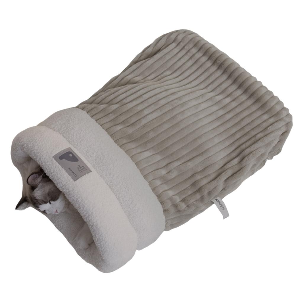 Cat Warm Sleeping Bag Soft Comfortable Shaggy Breathable Cat Bed Washable Adorable Cat Accessories Pet Supplies For Winter