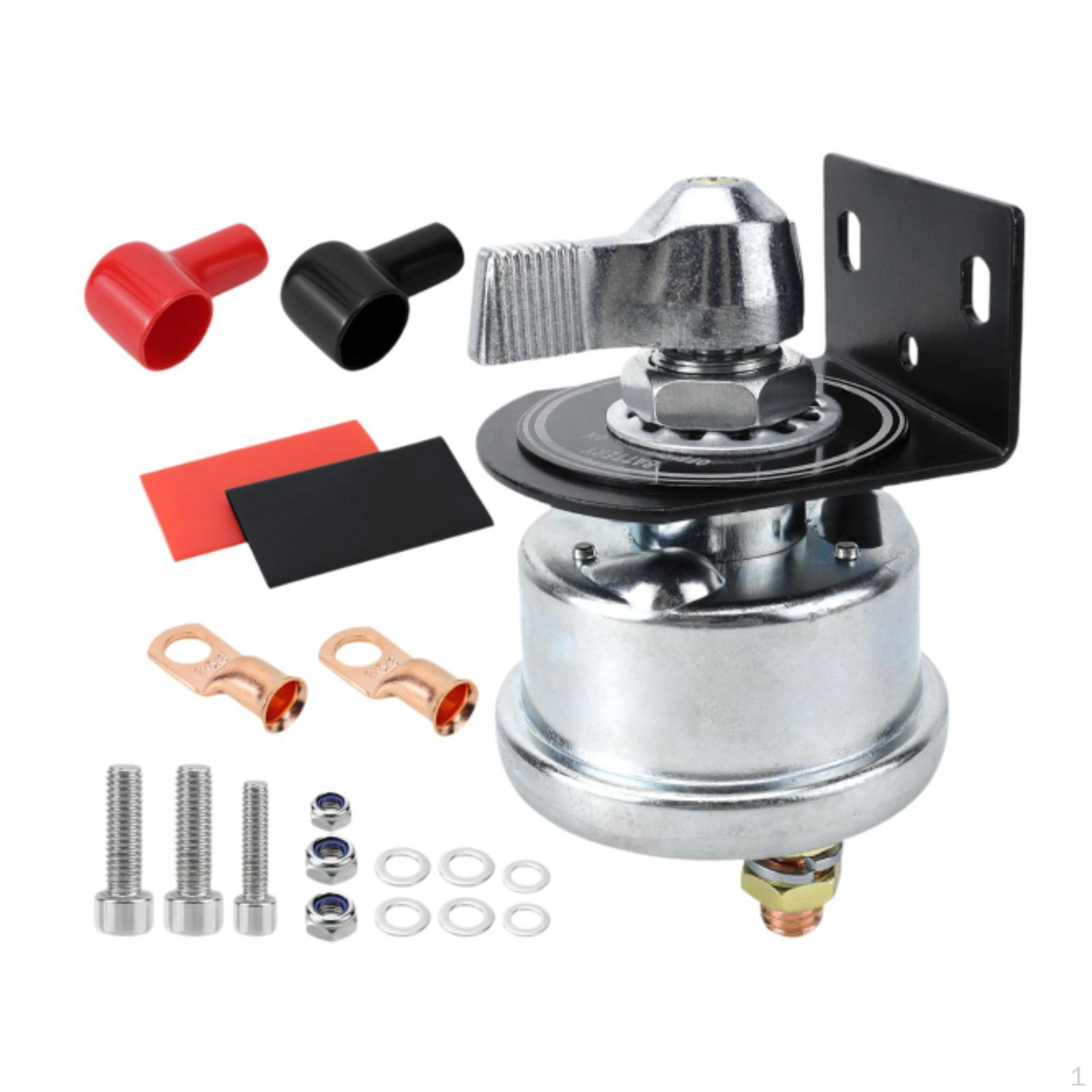 

12 В выключатель питания 12-48 В премиум-класса с медными контактами для отключения аккумулятора для автофургона серебряный