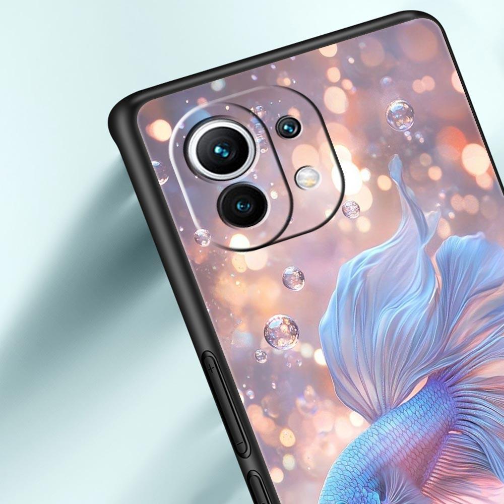 Goldfish Swimming Phone Case Cover for Xiaomi Mi 17 Pro Max 15 14 13 12 11 Ultra 15T 14T 13T 12T 11T Pro Lite Soft TPU Shell Bag