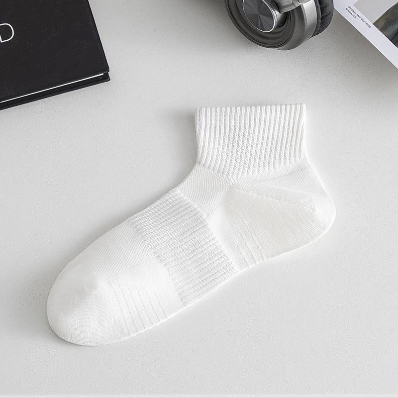 Ai Cao Essential Oil Socks, Men's, Anti Odor and Sweat Absorbing, Thin, Mesh Short Socks, Casual Sports Men's Socks