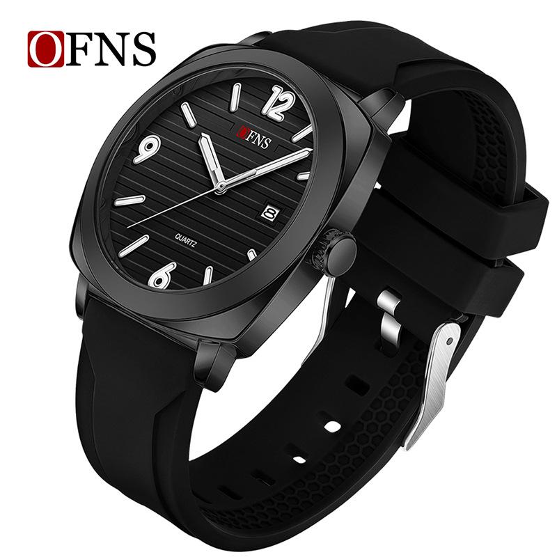 Oufanni Men s Quartz Wristwatch: Luminous, Casual  Business Style, Waterproof