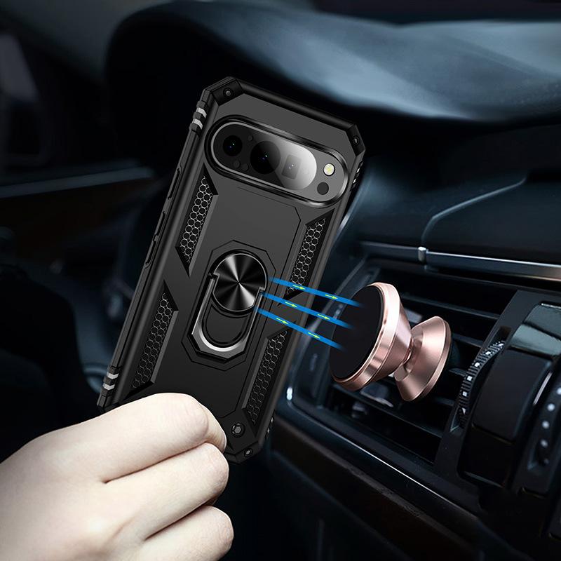 New Product Phone Case for Pixe10 Pro Anti Drop Stand Car Ring 2-in-1 Magnetic Phone Case