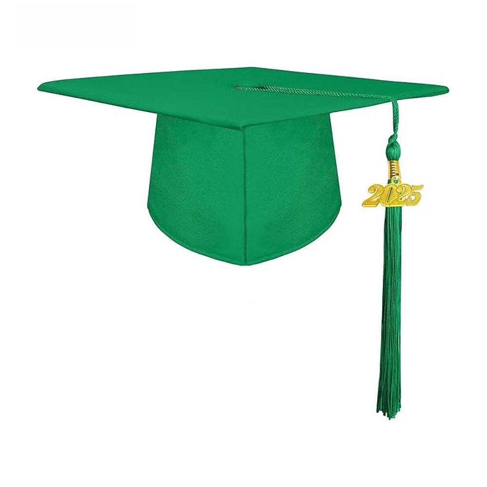 Bachelor 2025 Graduation Cap Doctor Trencher Cap Academic Hat with Tassels  Student Supplies