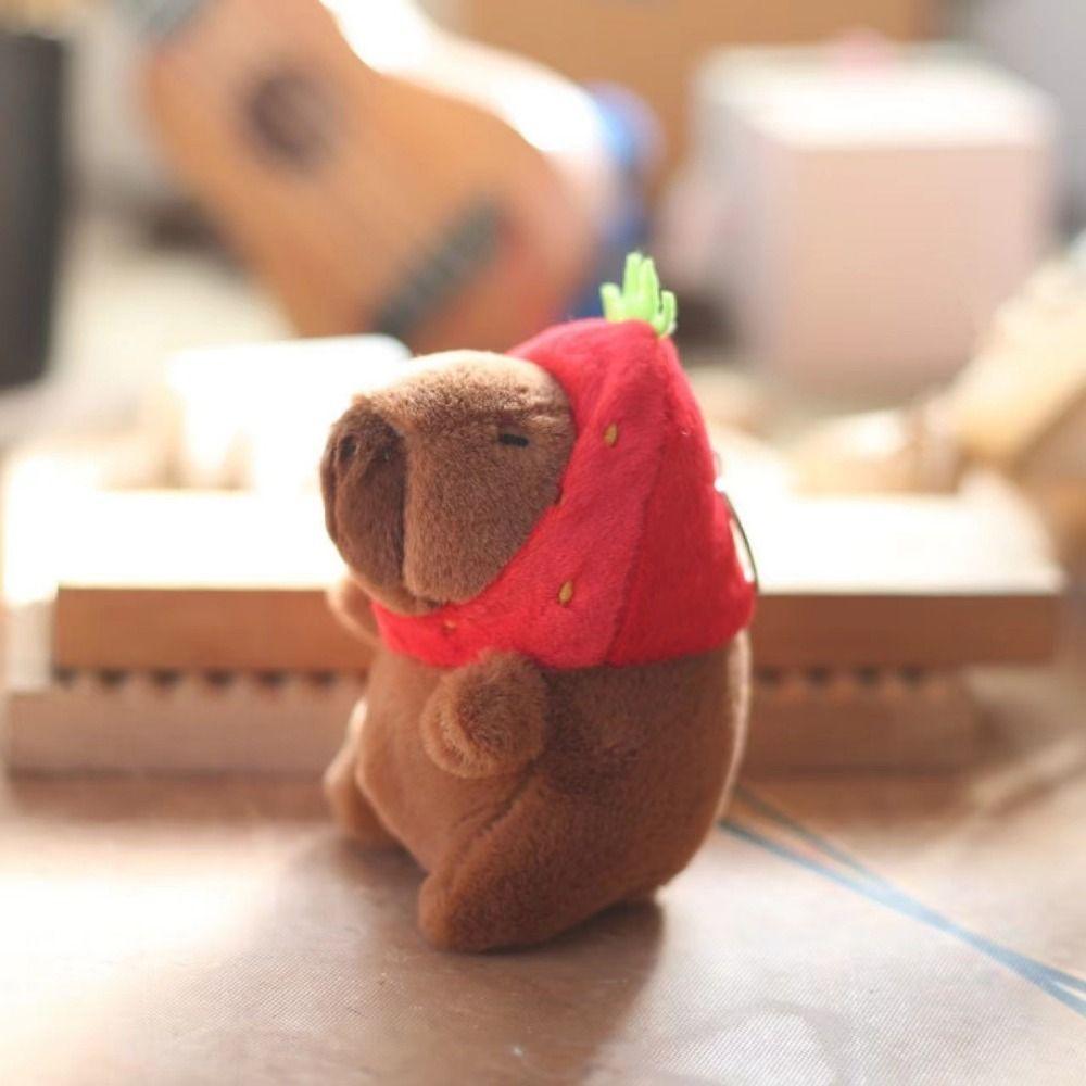 

With Turtle Simulation Capybara Ornaments Cute Plush Animals Pendant Birthday Gift style 6