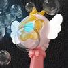Sunflower Car Bubble Machine Rechargeable Automatic Bubble Blower Remote-controlled Bubble Maker with LED Lights for Weddings Parties