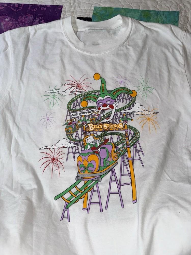 Футболка Billy Strings Six Flags на Новый год, унисекс, концертная, S-5XL, SG817, унисекс L