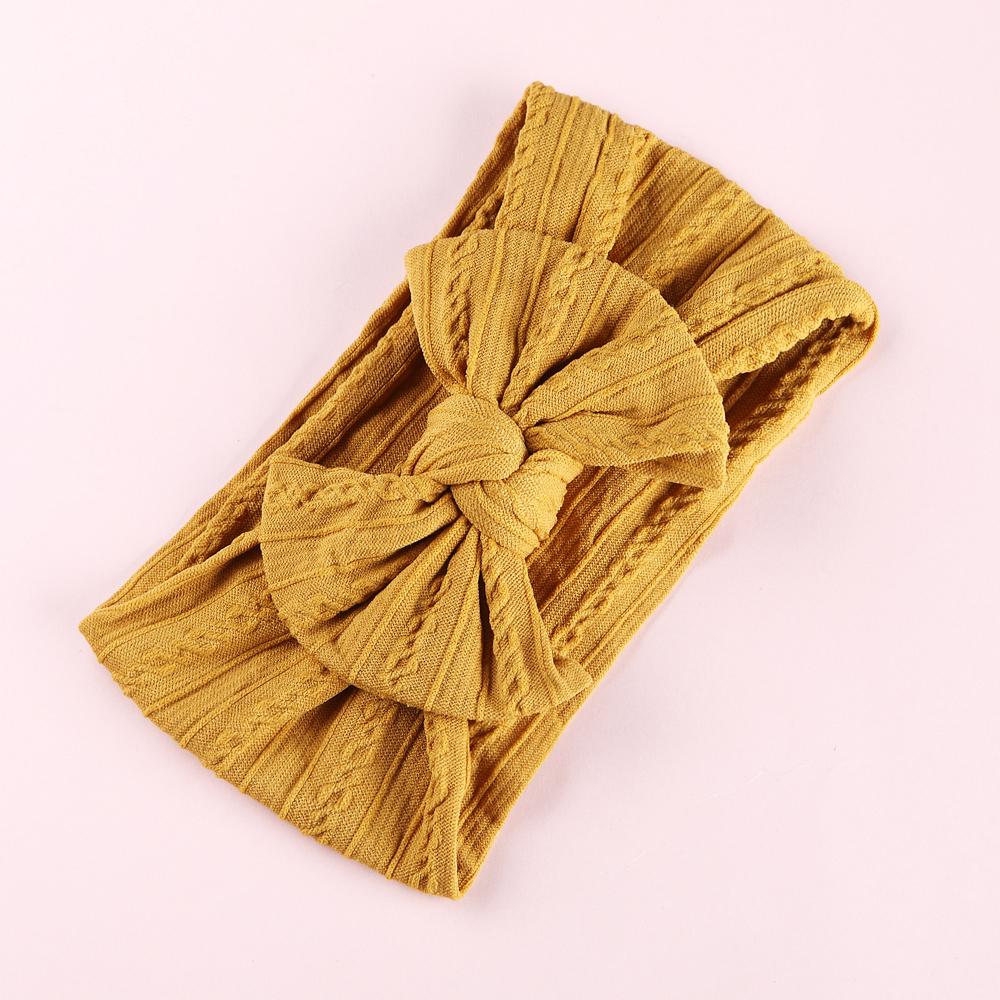 1 Pezzo Fascia per Testa Neonato per Bambine Lavorata a Maglia Elastica Turbante per Bambini Fiocchi per Bambini Morbido Nylon Cappelli per Bambini Accessori per Capelli 32 Colori