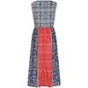 Sleeveless Summer Loose Printed Dress New Women's Bohemian Floral Casual A-line Dresses Large Size Beach Sundress with Pockets Flowing and Loose