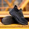 Men's Safety Shoes, Breathable Work Sports Shoes, Puncture And Smash Resistant Work Boots, Safety Protective Shoestactical Boots