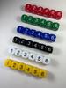 Colorful 16mm Acrylic Number Dice: Round Corner, Solid Color, Multi-Color for Board Games & Teaching Aids