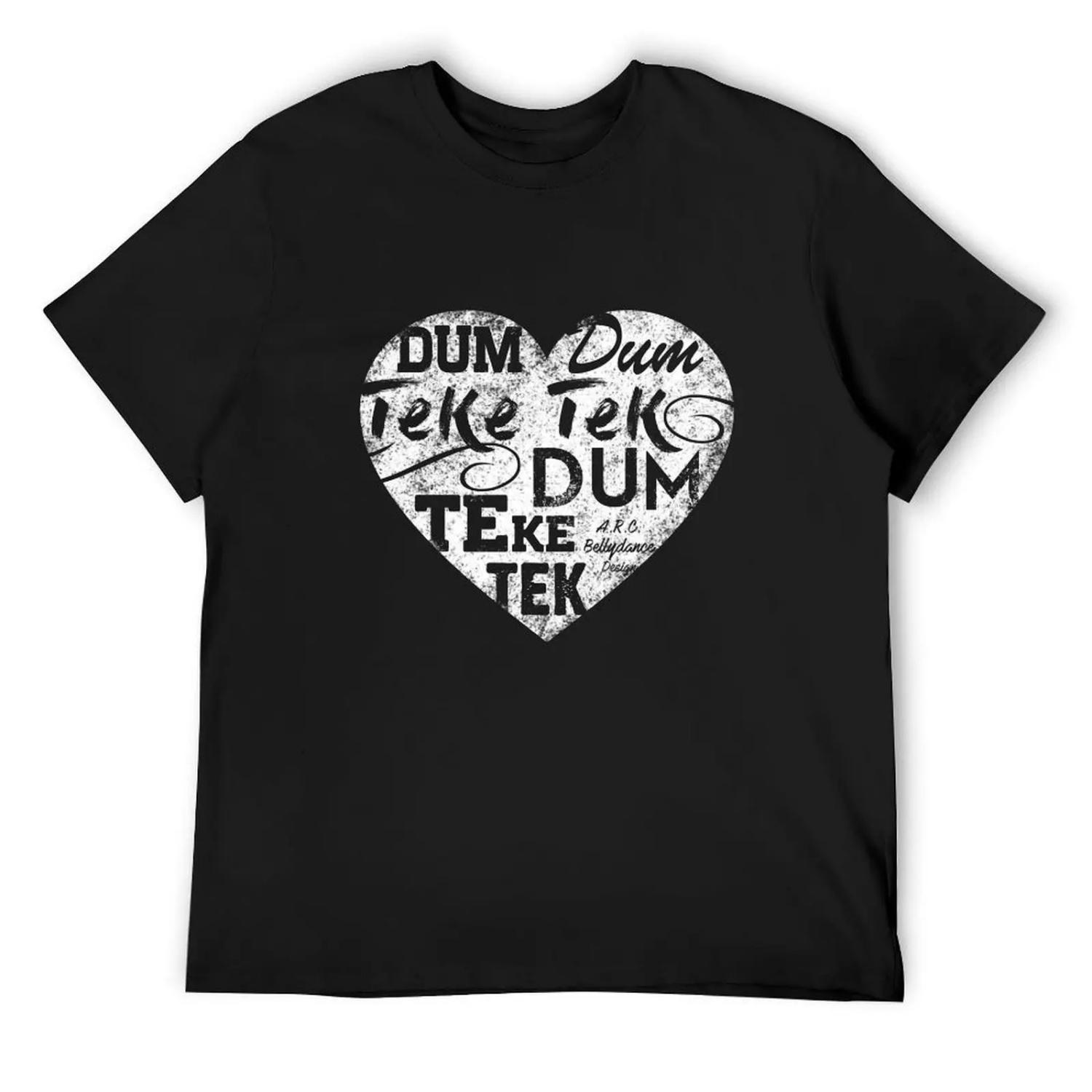 Bellydancer heart T-Shirt blacks Man t-shirt graphic tee shirt Men s t-shirt S