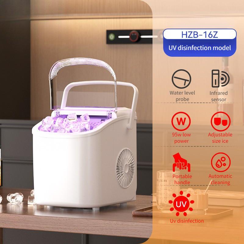 Household Automatic Self Cleaning Ice Maker Silent Operation Ice Making Machine Small Electric Ice Cube Maker